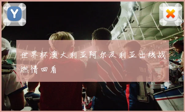 世界杯澳大利亚阿尔及利亚出线战燃情回看